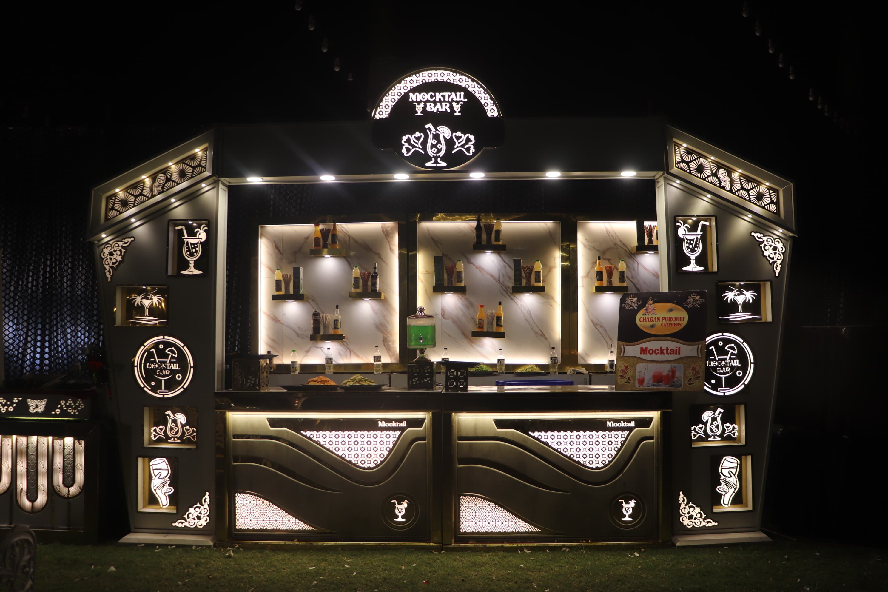 Luxury Cocktail Bar Setup